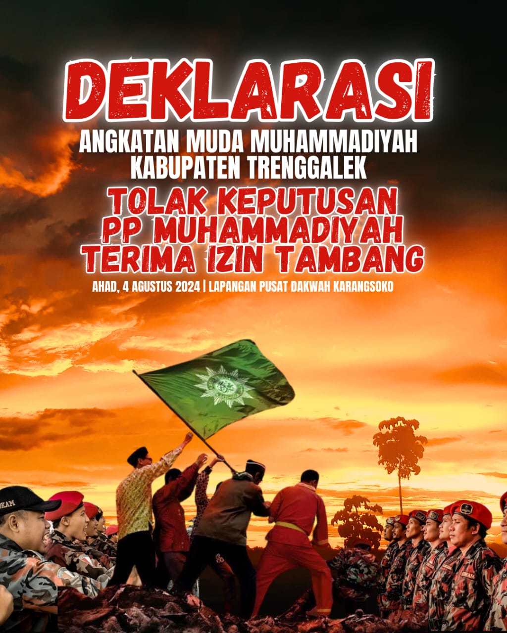 1000-warga-muhammadiyah-trenggalek-deklarasi-tolak-tambang2