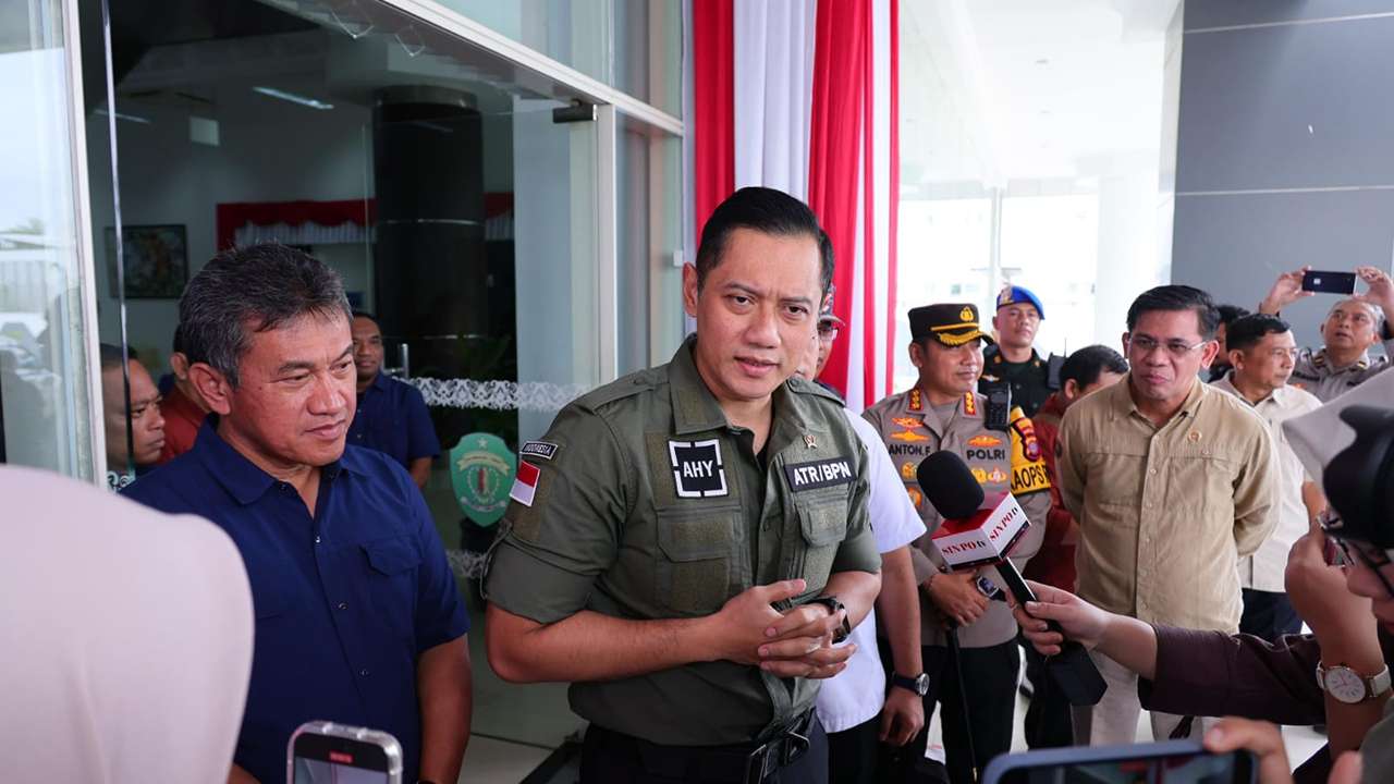 Menteri AHY Tiba di Kalimantan, Bakal Ikuti Sidang Paripurna Pertama di IKN