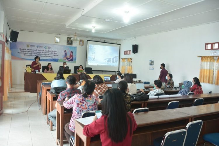 Bimtek percepatan penurunan stunting di Kabupaten Dairi, Kamis (24/3).
