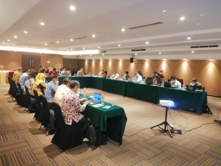 Pushidrosal saat ikuti Rapat Supervisi Penegasan Status Pulau, Kamis (24/3).