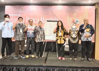 Pengurus JMP Kabupaten Simalungun saat mengikuti pembekalan di Medan Oleh BPIP Pusat, 29 - 31 Maret 2022