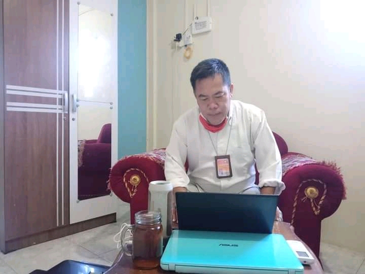 Ruddi, Ketua Perkumpulan Jurnalis Media Siber Indonesia Kota Tanjungpinang, Sabtu (9/4).