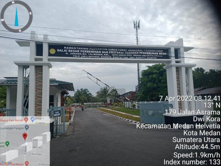 Kantor BBPPTP Medan - Sumatera Utara, Selasa (12/4).