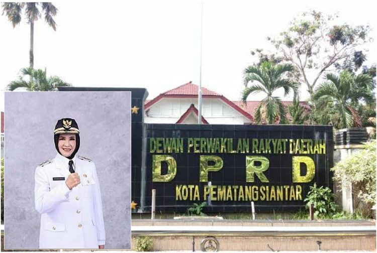 Plt. Walikota Pematangsiantar, dr. Susanti dan kantor DPRD Pematangsiantar (int)