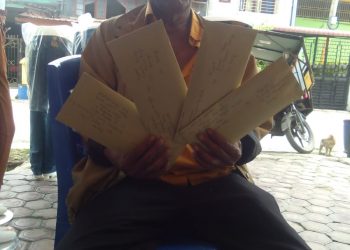 Maringan Napitupulu saat diwawancarai reporter Indigonews, Rabu (11/5).