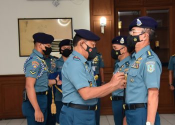 Danpushidrosal pimpin serah terima jabatan Inspektur Pushidrosal, Rabu (11/5).