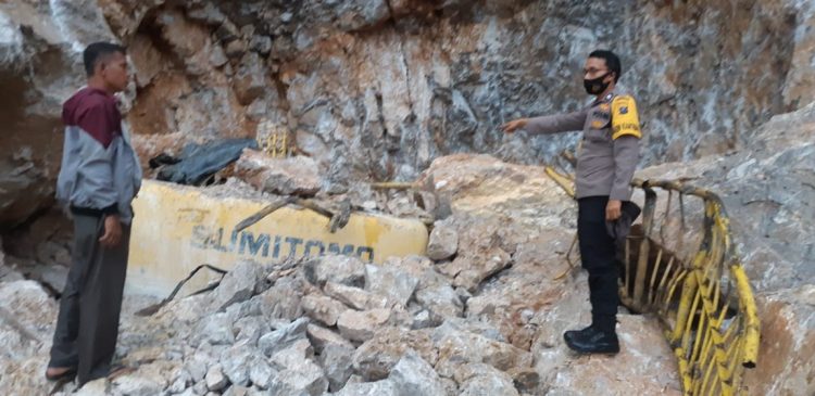 Lokasi tambang yang menewaskan Marragam Purba, Rabu (11/5).