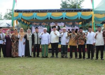 Halal bihalal Kecamatan Siempat Nempuh yang turut dihadiri Bupati Dairi, Dr. Eddy KA Berutu, Minggu (22/5).