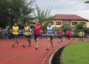 Prajurit Kodim 0108/ Agara saat garjas priodik, Rabu (25/5).
