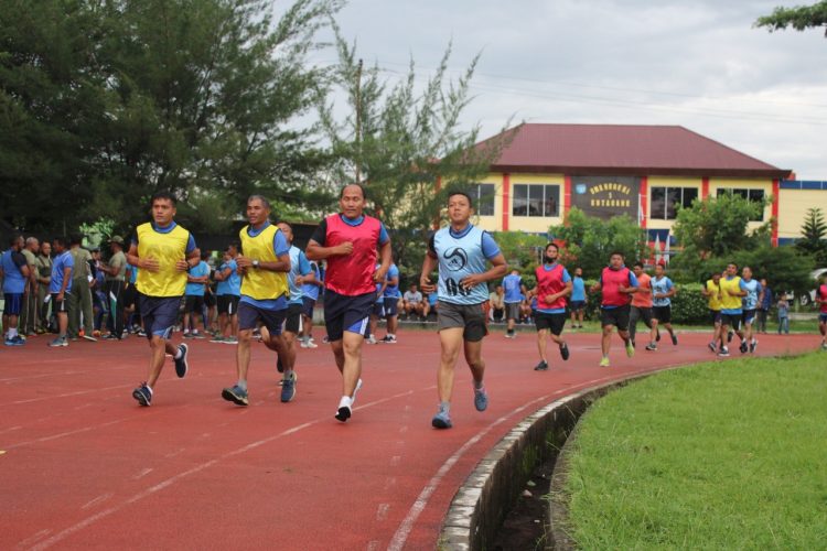 Prajurit Kodim 0108/ Agara saat garjas priodik, Rabu (25/5).