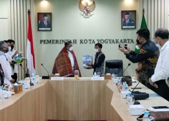 Pemkab Toba saat kunker ke Pemko Yogyakarta, Rabu (25/5).