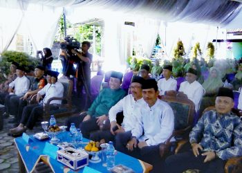 Masjid Al- Mustofa saat adakan pengajian Triwulan Muslimat NU se- Kecamatan Belitang III, Rabu (1/6).