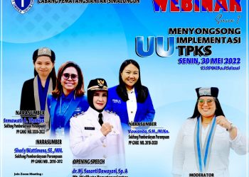 Webiner GMKI Pematangsiantar - Simalungun dengan topik "Menyongsong Implementasi UU TPKS", Senin (30/5).