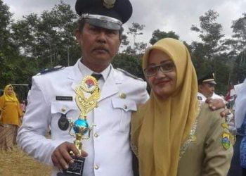 Kades Pamoyana, H. Aha Nugraha saat dijumpai seusai mengikuti acara, Rabu (1/6).