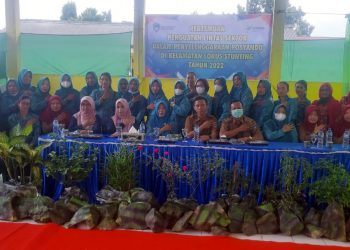 Pemerintah Kabupaten OKU Timur saat gelar bimbingan teknis penanganan dan pengendalian stunting, Selasa (21/6).