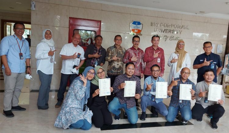 LSP SDM TIK saat laksanakan sertifikasi tenaga kerja BRI Coporate University, Rabu (22/6).