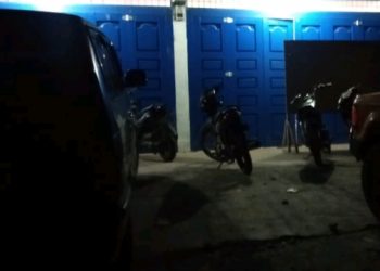 Lokasi perjudian tembak ikan si Saribudolok, Selasa (28/6).