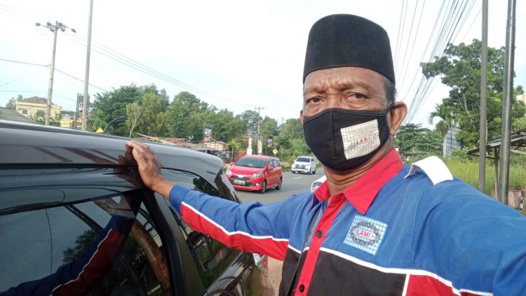 Ketua DPD LAMI Kepri, Agus Ramdah saat diwawancarai reporter Indigonews, Senin (4/7).