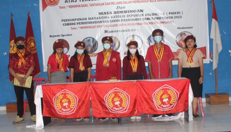 Pengurus PMKRI Cabang Pematangsiantar, Kamis (14/7).