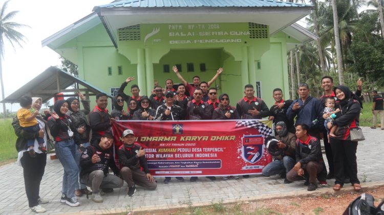 Lapas narkotika Tanjungpinang saat bakti sosial, Minggu (24/7).