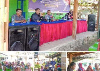 James Watt Siregar, anggota DPRD Tapsel saat reses di Dapil 3, Kamis (28/7).