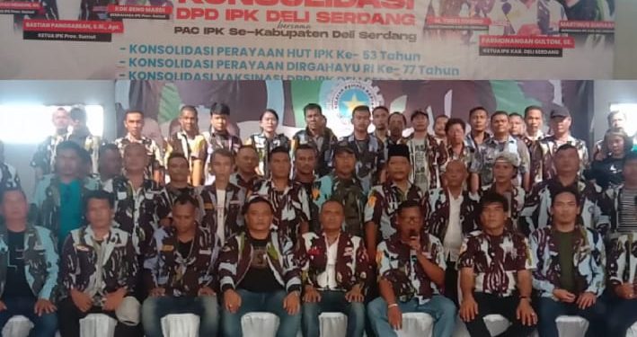 DPD IPK Kabupaten Deliserdang saat setelah usai rapat, Rabu (10/8).