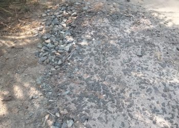 Hasil pekerjaan laven Nagori Bandar siluo bersumber dari Dana Desa 2022, Minggu (14/8).