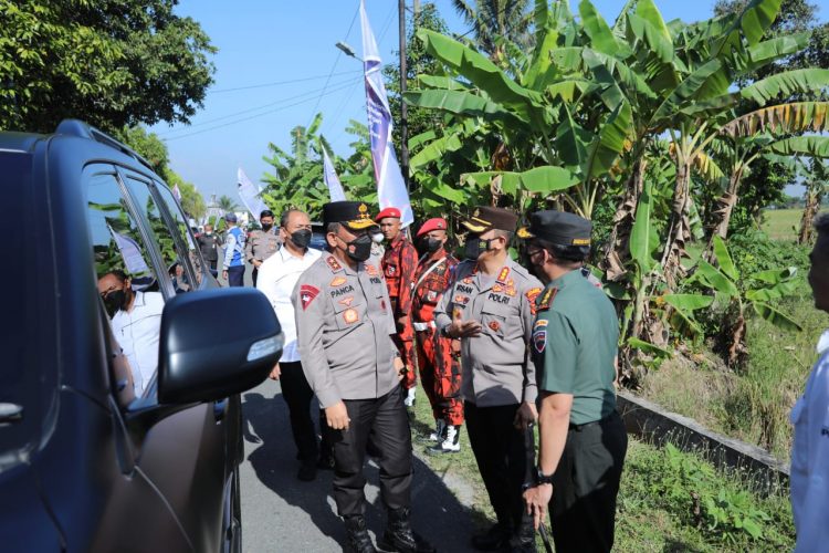 Kapolresta Deliserdang, Kombes. Pol. Irsan Sinuhaji SIK saat hadiri Kick Off GNPIP Sumut, Rabu (31/8).