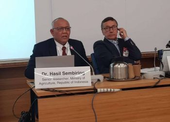 Hasil Sembiring, IRRI Representative and Liaison Scientist to Indonesia, Jumat (2/9).