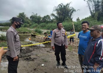 Lokasi penemuan tengkorang leluhur Marga Hutagalung du Taput, Rabu (28/9).