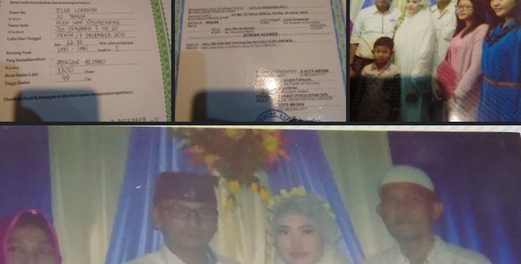 Dokumen pernikahan SS dan surat nikah, Jumat (30/9).