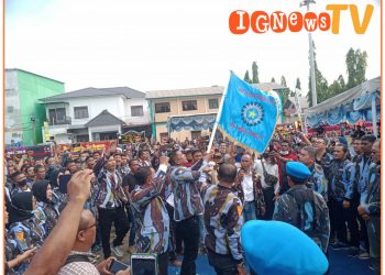 Pelantikan PAC IPK Medan Marelan, Sabtu (24/9).