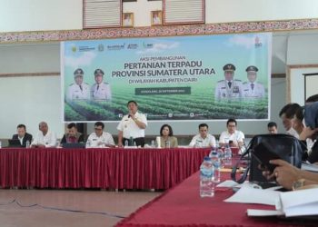 Pemkab Dairi saat Rapat pembahasan inflasi, Kamis (6/10).