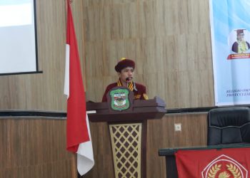 Edis Galingging, selaku Ketua Presidium PMKRI Cabang Pematangsiantar Periode 2021 - 2022, Kamis (20/10).