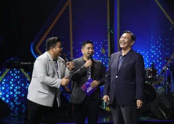 Menko Marves, Luhut Binsar Panjaitan saat hadir untuk mendengarkan sekaligus memberi dukungan acara gerakan #DemiIndonesia, Sabtu (29/10).