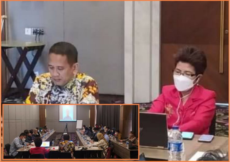 Direktur Instrumen HaM, Betni Humiras Purba saat rapat finalisasi revisi UU 39 Tahun 1999, Rabu (30/11).