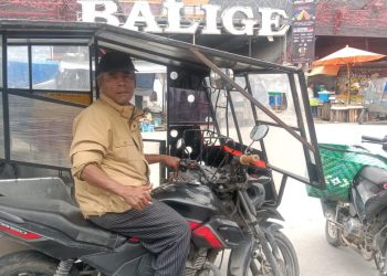 Seorang tukang beca motor Maringan Napitupulu meminta kepastian hukum atas putusan perkara perdata, Sabtu (3/12).