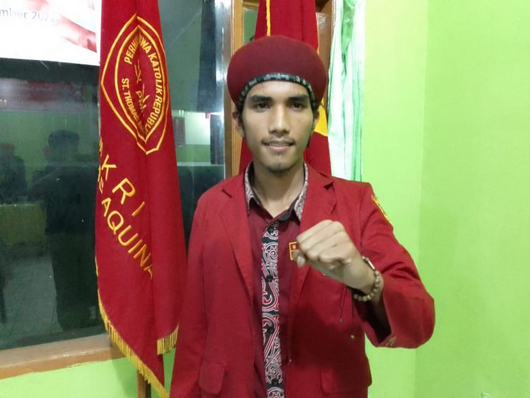 Maruli Tua Sihombing, Ketua PMKRI Cabang Pematangsiantar periode 2022 - 2024, Selasa (13/12)