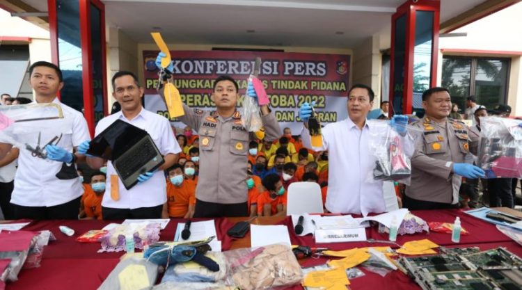 Polda Sumut saat konferensi pers, Selasa (27/12).