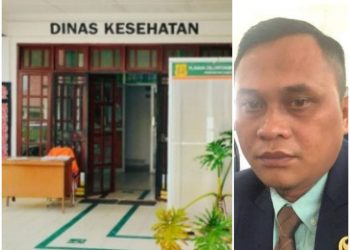 Kantor Dinkes Dairi dan Anggota Komisi 3 DPRD Kabupaten Dairi, Alfriansyah Ujung ST, Rabu (11/1).