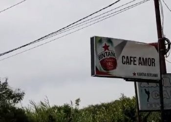 Amor Cafe Silangit diduga markas judi dan jual beli narkotika, Senin (16/1).