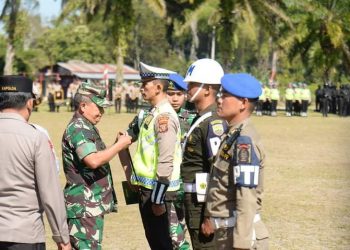 Apel kesiapan penyambutan F1H20, Jumat (17/2).