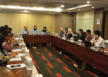 Dirjen HAM saat rapat bersama RWI dan TPOA di Yogyakarta, Selasa (31/1).