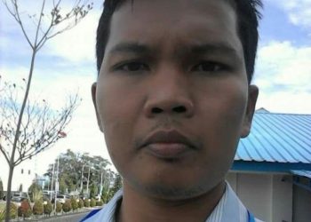 Calon petahana, Marasik Manik yang dizolimi seorang Calon Pangulu Nagori Tanjung Maraja, Kamis (16/2).