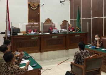 Sidang gugatan di PN Jakarta Selatan, Rabu (29/3).