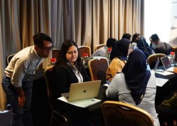 Direktorat Jenderal HAM saat menggelar workshop penyusunan strategi komunikasi, Selasa (14/3).