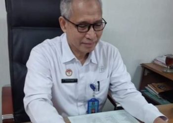Direktur Fasilitasi dan Informasi HAM, Darsyad saat jadi narasumber rapat produksi ILM, Kamis (16/3).