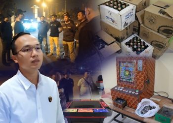 Kasat Reskrim Polresta Deliserdang Kompol. I Kadek Cahyadi SIK, SH, MH saat pimpin operasi pekat, Minggu malam (2/4).