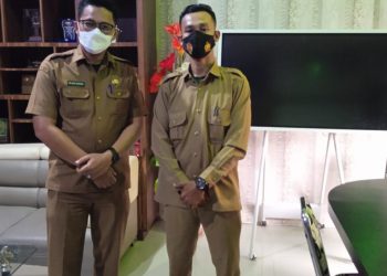 Kadis Kesehatan Serdang Bedagai, Selamat Hartono SKM saat dijumpai di ruang kerjanya, Rabu (5/4).