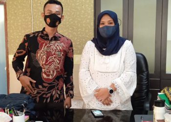 Kadis DPMD Serdang Bedagai, Sri R S.Sos, M.Si saat dijumpai di kantornya, Rabu (5/4).